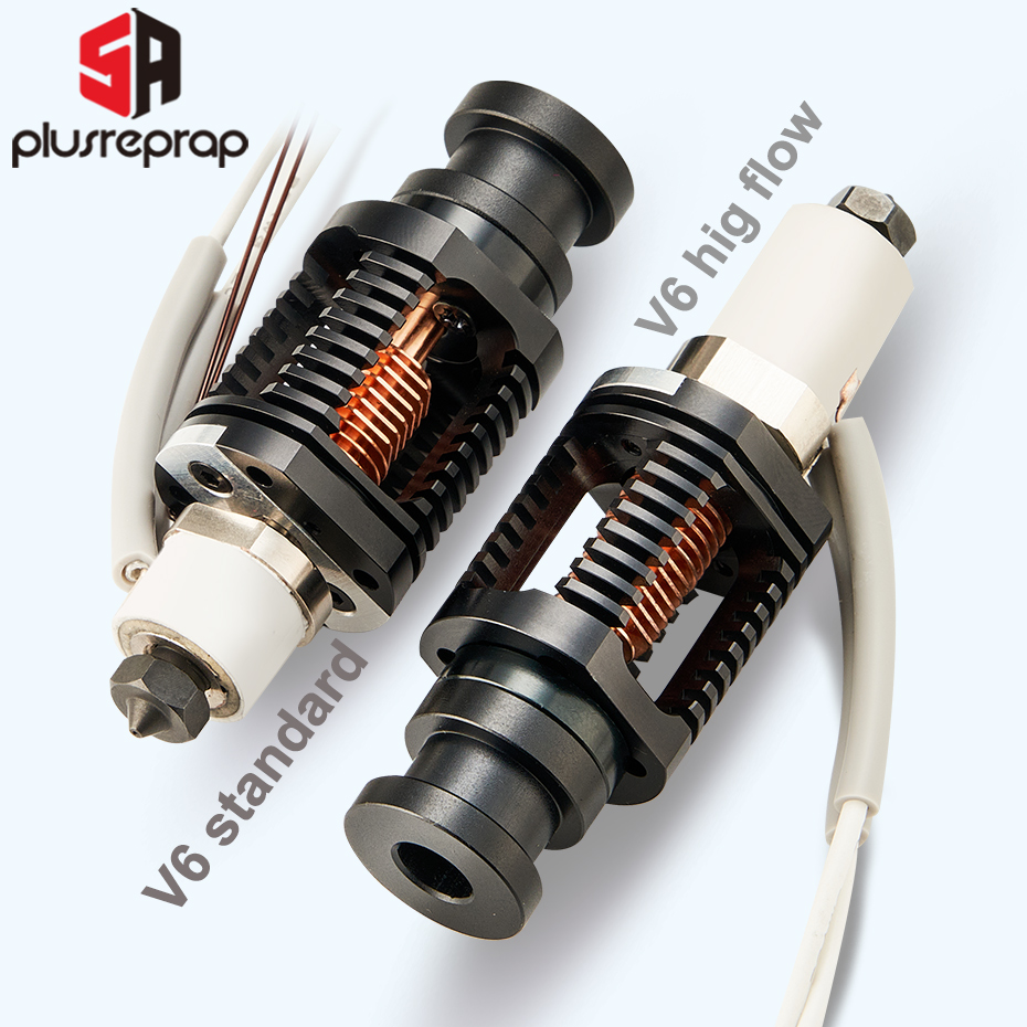 High Flow Ceramic Hotend - 5APLUS V6 هوتيند معدني بالكامل، ترقية