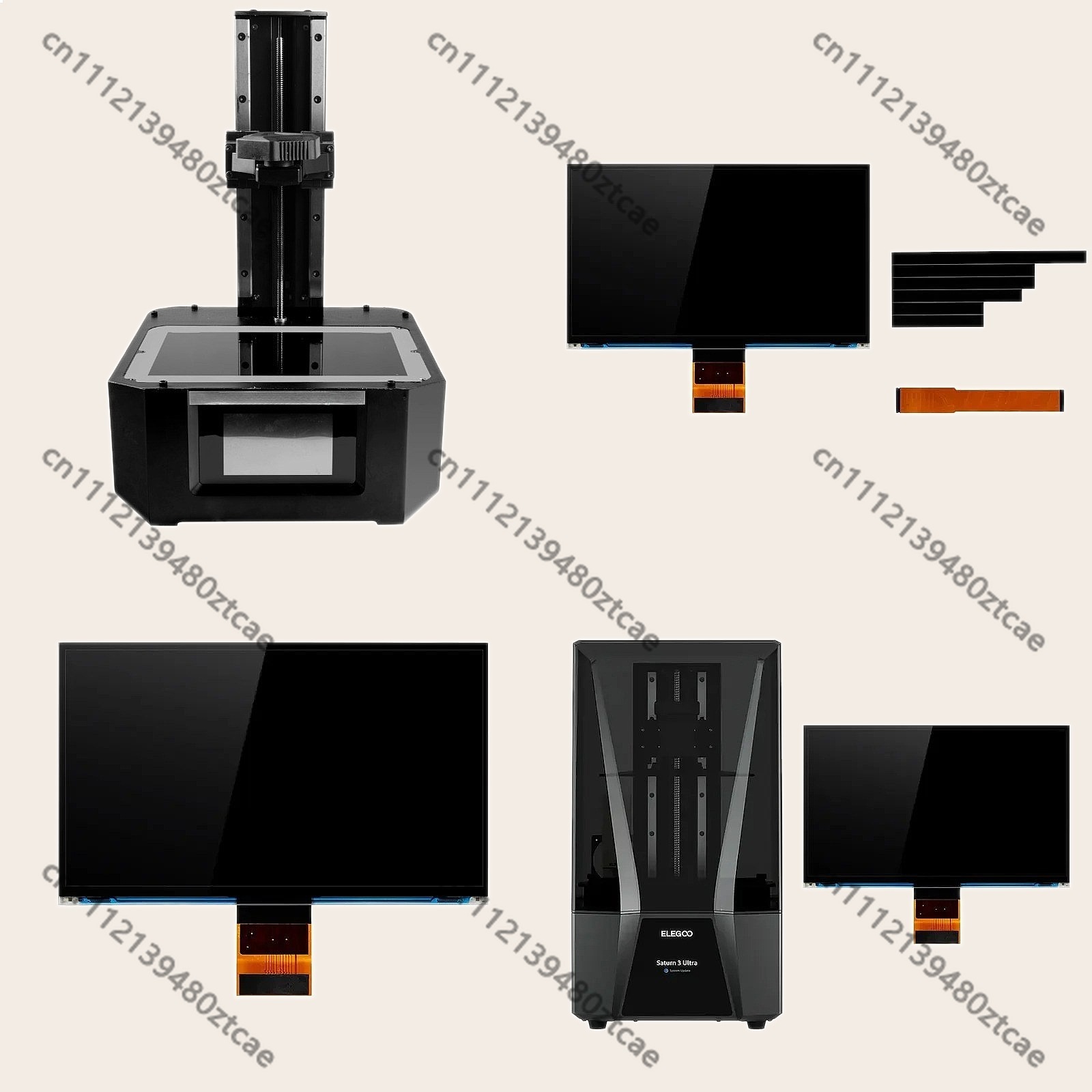 شاشة LCD أحادية اللون 12K مقاس - مراجعة 12K Monochrome Lcd Resin 3D Printer وسعره
