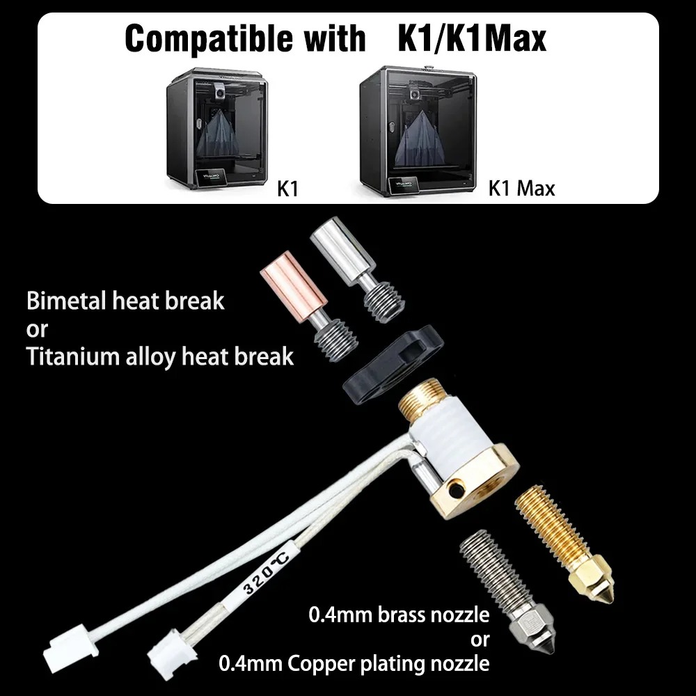 ترقية مجموعة أدوات تسخين السير - مراجعة High Flow Ceramic Hotend وسعره