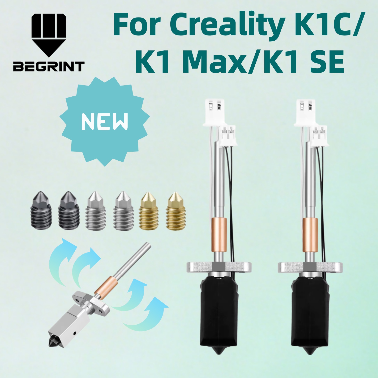 أحدث مجموعة كتل تسخين سيراميكي - مراجعة High Flow Ceramic Hotend وسعره